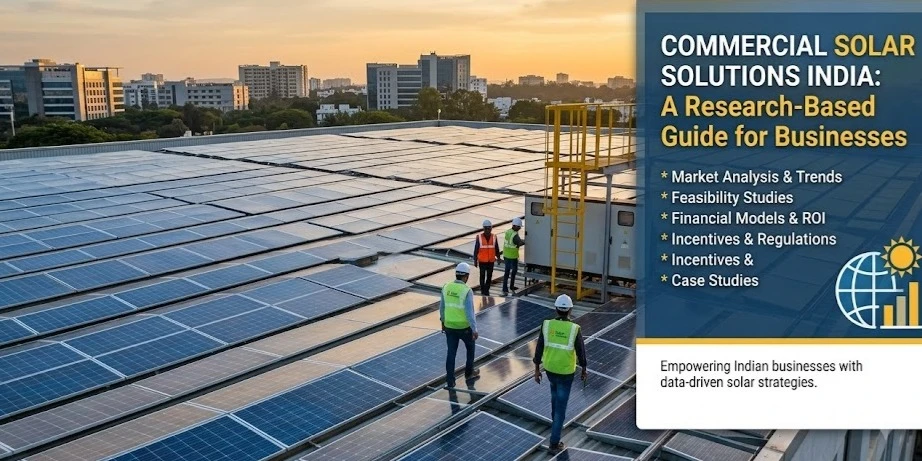 Commercial Solar Solutions India: A Research-Based Guide for Businesses